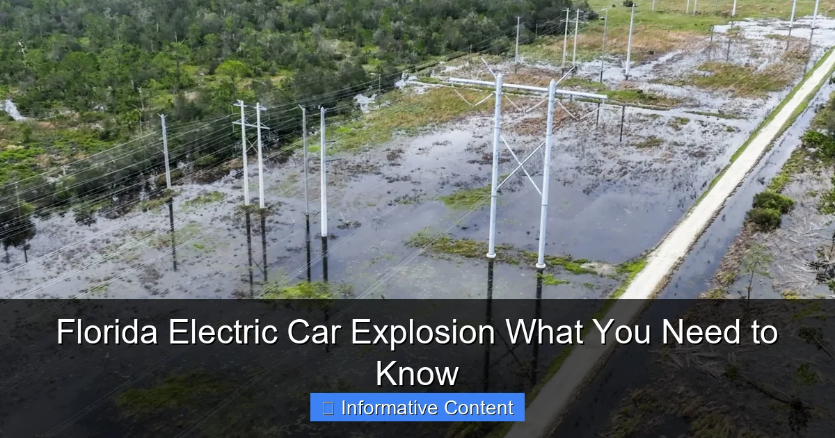 Florida Electric Car Explosion What You Need to Know