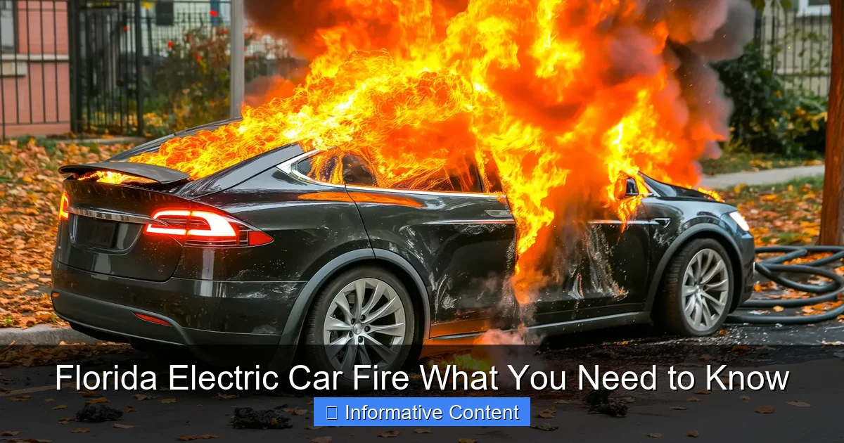 Florida Electric Car Fire What You Need to Know