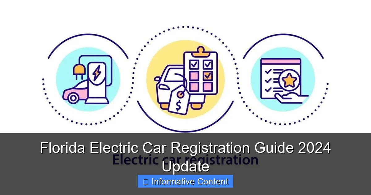 Florida Electric Car Registration Guide 2024 Update
