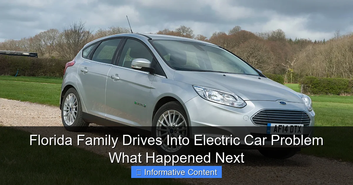 Florida Family Drives Into Electric Car Problem What Happened Next