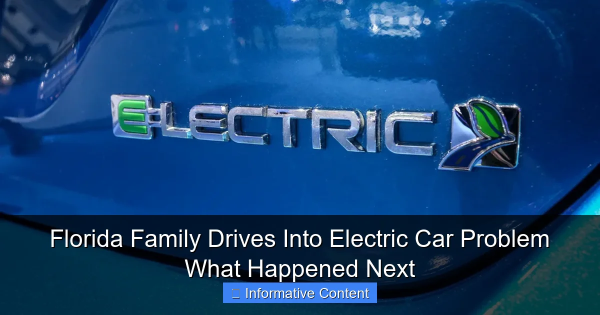 Florida Family Drives Into Electric Car Problem What Happened Next