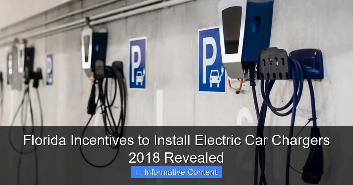 Florida Incentives to Install Electric Car Chargers 2018 Revealed