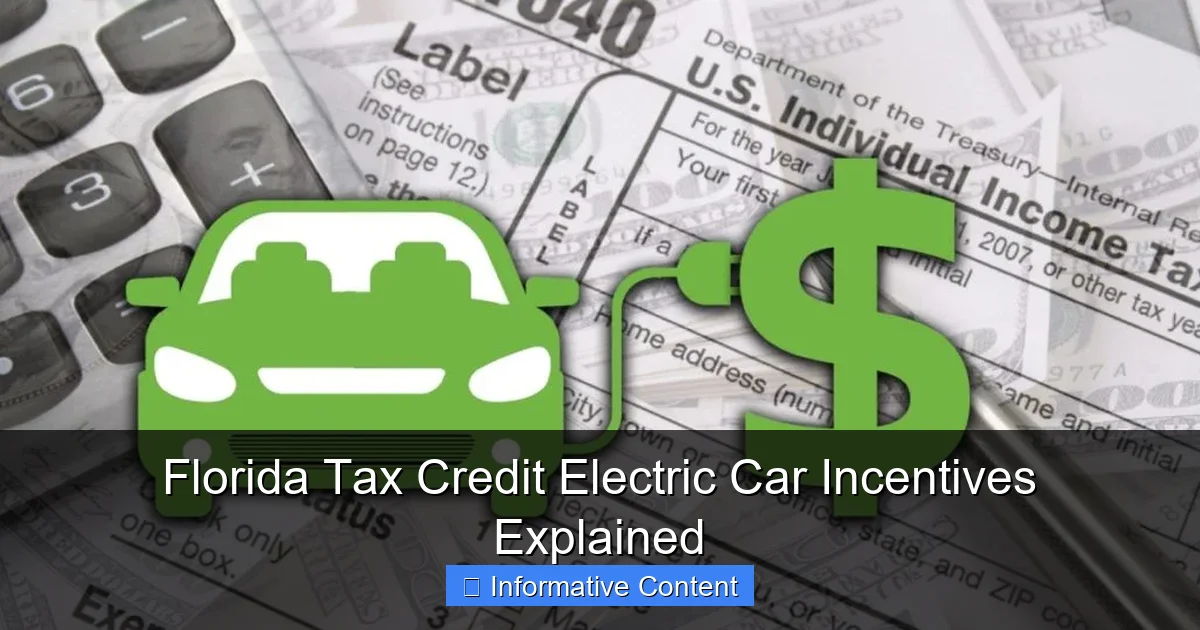 Florida Tax Credit Electric Car Incentives Explained