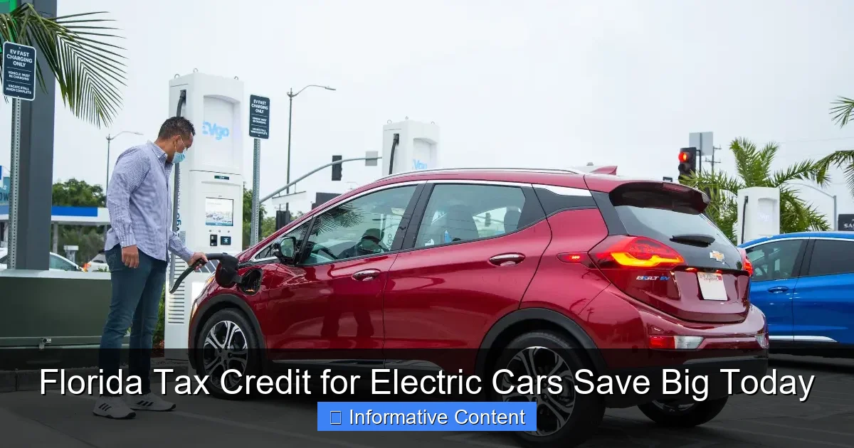 Florida Tax Credit for Electric Cars Save Big Today