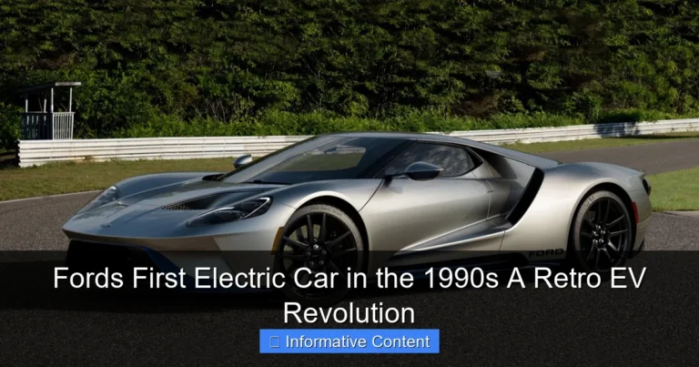 Fords First Electric Car in the 1990s A Retro EV Revolution