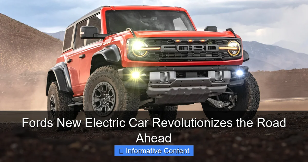 Fords New Electric Car Revolutionizes the Road Ahead