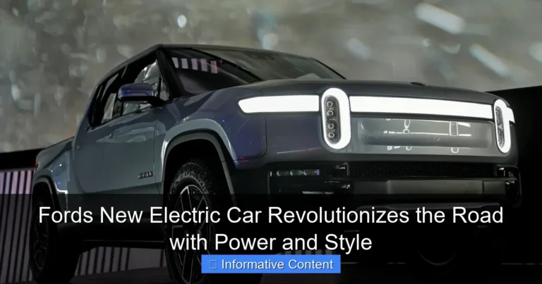 Fords New Electric Car Revolutionizes the Road with Power and Style