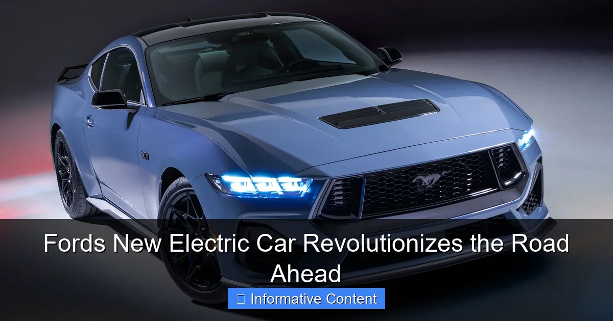 Fords New Electric Car Revolutionizes the Road Ahead
