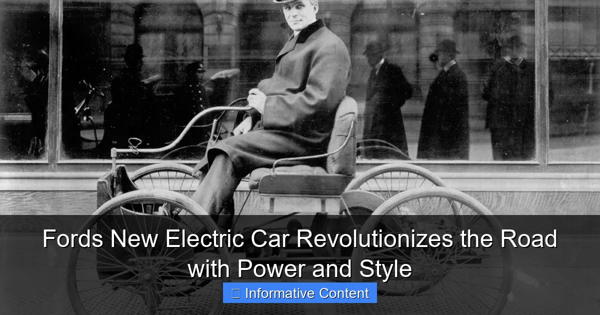 Fords New Electric Car Revolutionizes the Road with Power and Style