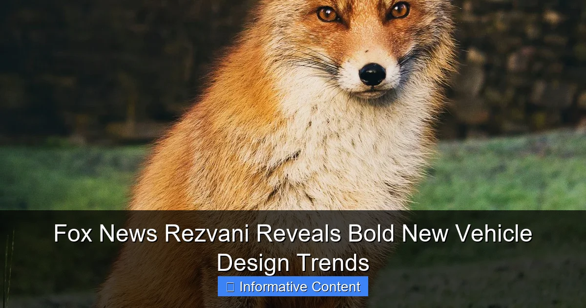 Fox News Rezvani Reveals Bold New Vehicle Design Trends