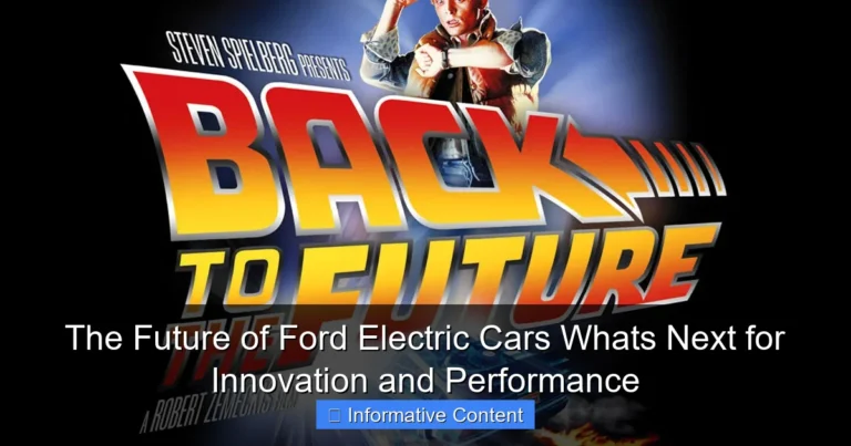 The Future of Ford Electric Cars Whats Next for Innovation and Performance