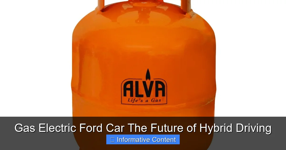 Gas Electric Ford Car The Future of Hybrid Driving