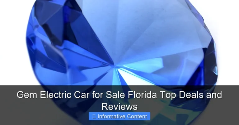 Gem Electric Car for Sale Florida Top Deals and Reviews