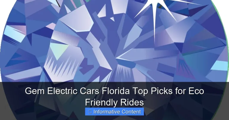 Gem Electric Cars Florida Top Picks for Eco Friendly Rides