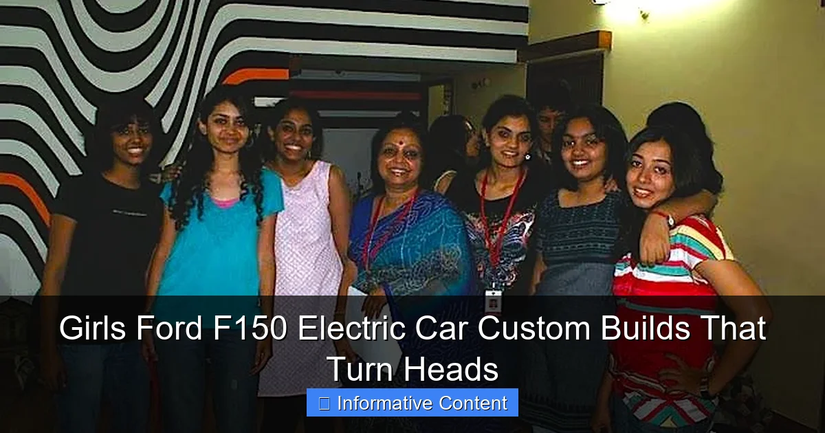 Girls Ford F150 Electric Car Custom Builds That Turn Heads
