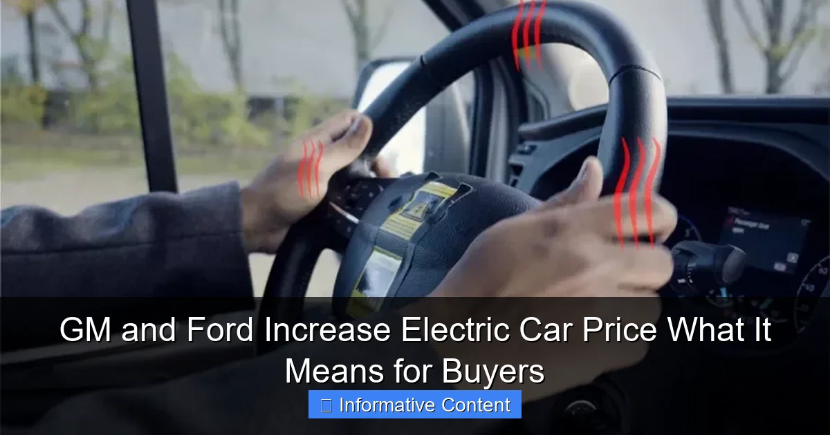 GM and Ford Increase Electric Car Price What It Means for Buyers
