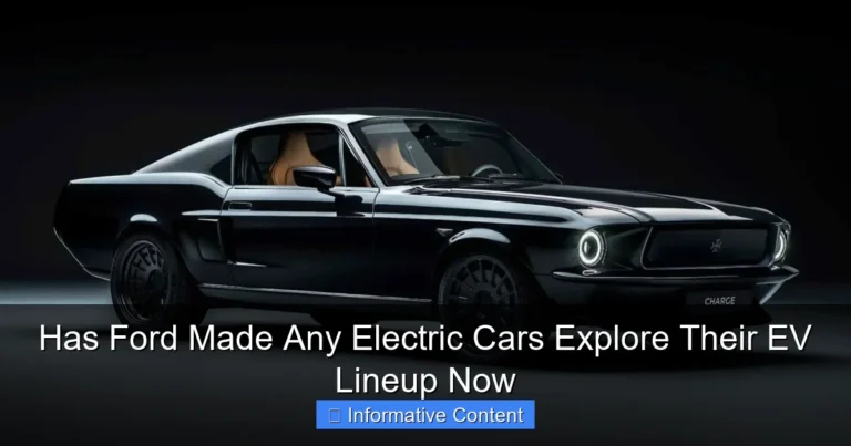 Has Ford Made Any Electric Cars Explore Their EV Lineup Now