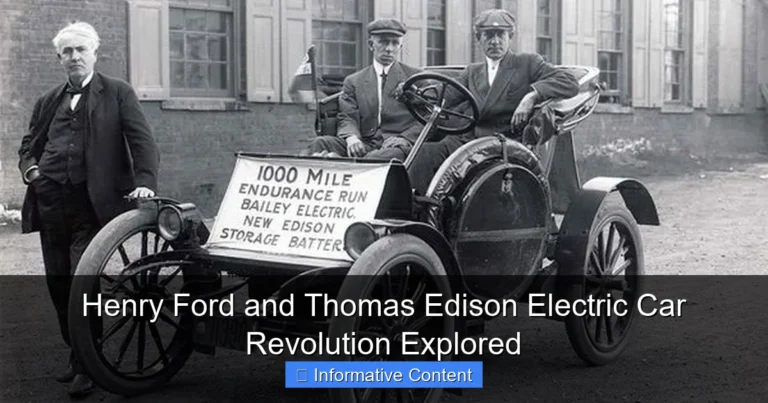 Henry Ford and Thomas Edison Electric Car Revolution Explored