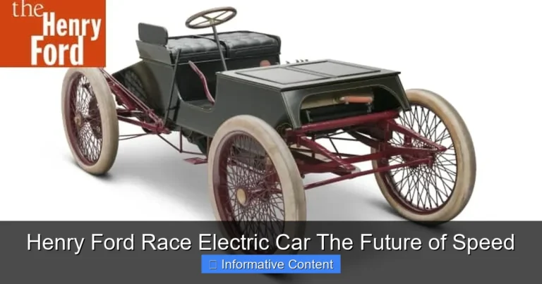 Henry Ford Race Electric Car The Future of Speed