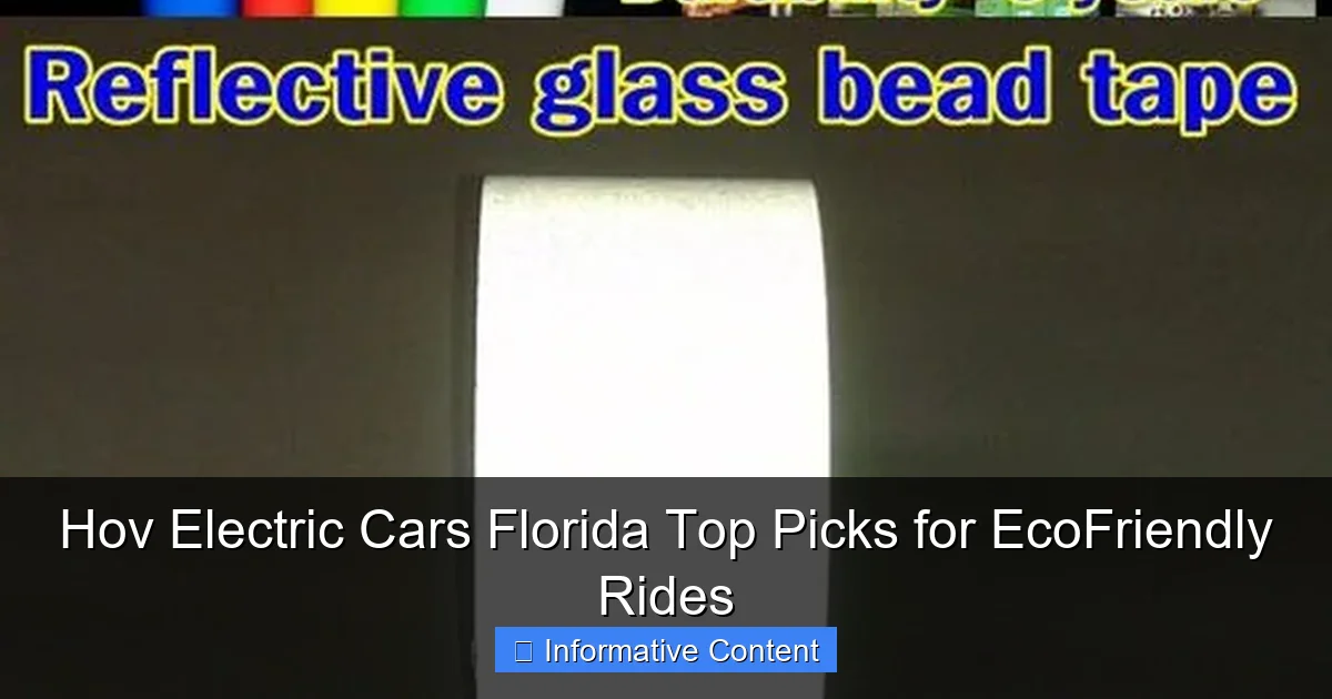 Hov Electric Cars Florida Top Picks for EcoFriendly Rides