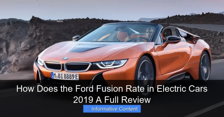 How Does the Ford Fusion Rate in Electric Cars 2019 A Full Review