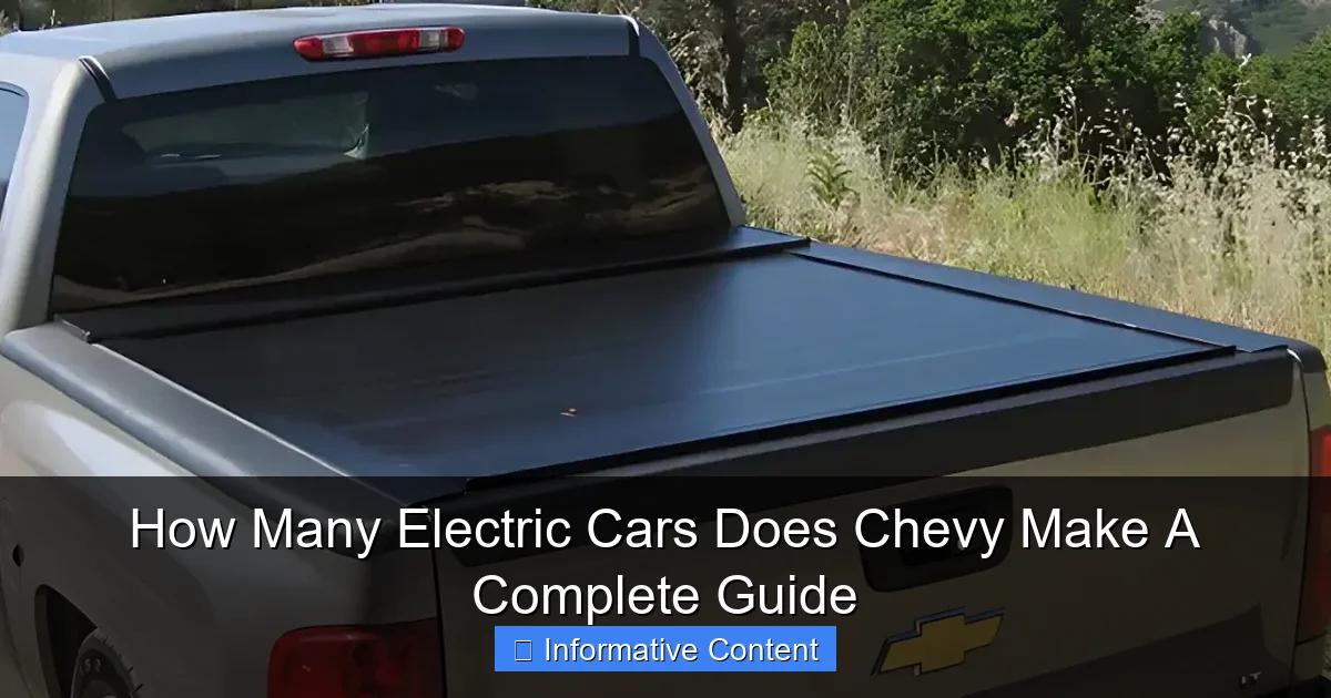 How Many Electric Cars Does Chevy Make A Complete Guide