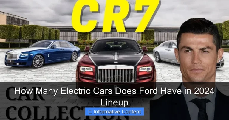 How Many Electric Cars Does Ford Have in 2024 Lineup