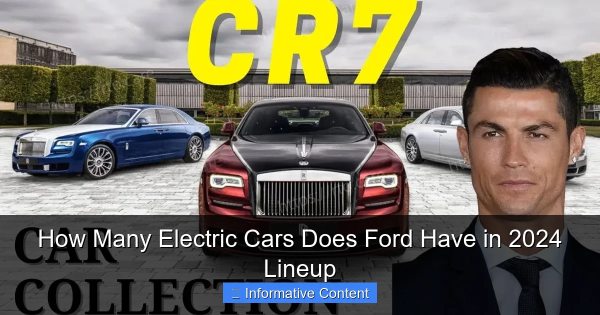 How Many Electric Cars Does Ford Have in 2024 Lineup