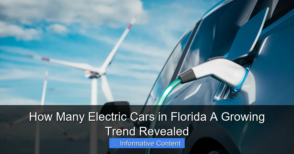How Many Electric Cars in Florida A Growing Trend Revealed