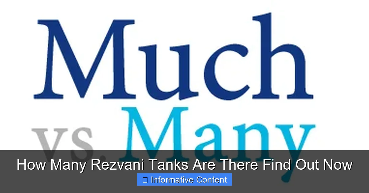 How Many Rezvani Tanks Are There Find Out Now