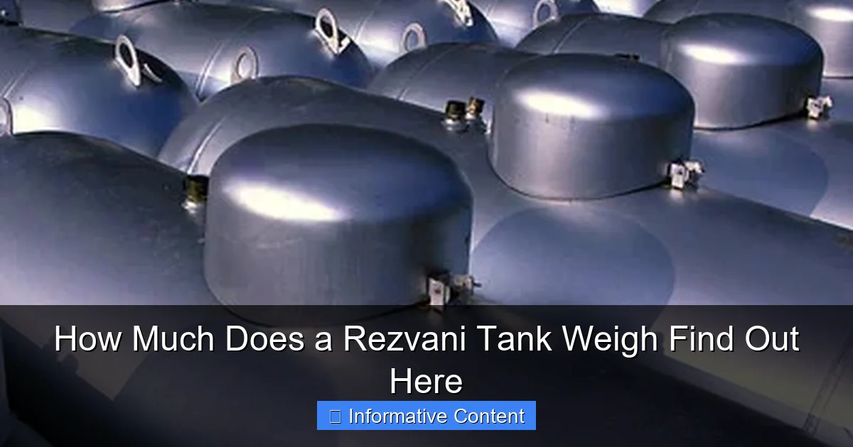 How Much Does a Rezvani Tank Weigh Find Out Here