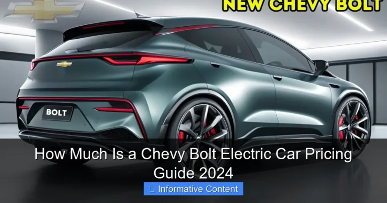 How Much Is a Chevy Bolt Electric Car Pricing Guide 2024