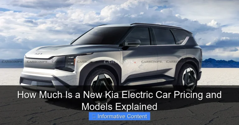 How Much Is a New Kia Electric Car Pricing and Models Explained