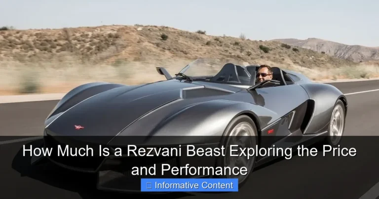 How Much Is a Rezvani Beast Exploring the Price and Performance