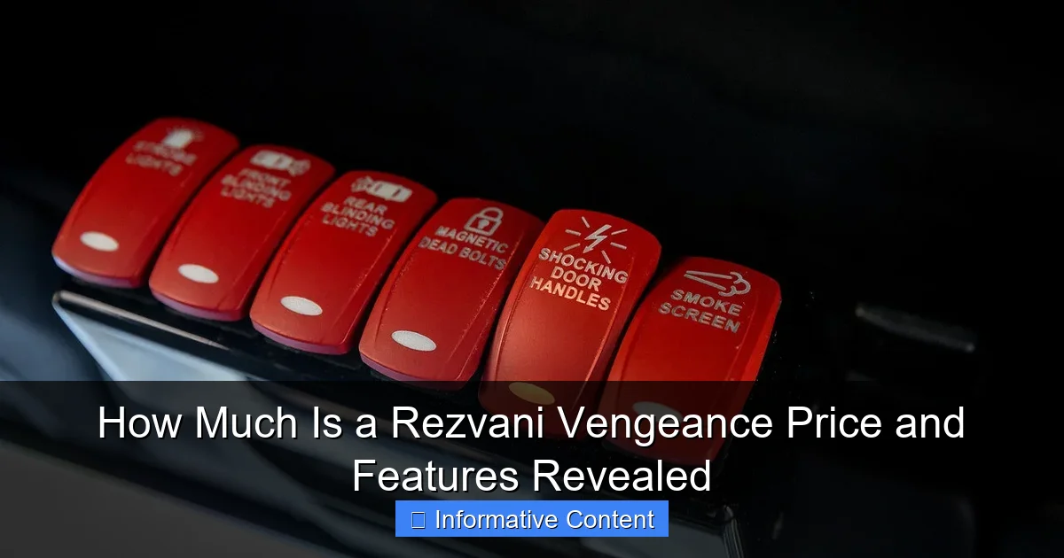 How Much Is a Rezvani Vengeance Price and Features Revealed