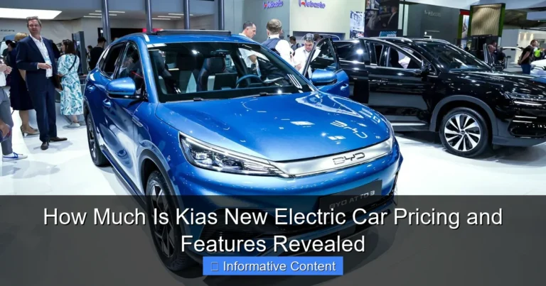 How Much Is Kias New Electric Car Pricing and Features Revealed