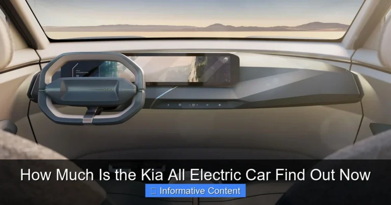 How Much Is the Kia All Electric Car Find Out Now