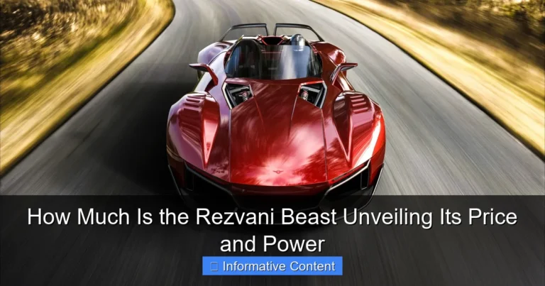 How Much Is the Rezvani Beast Unveiling Its Price and Power