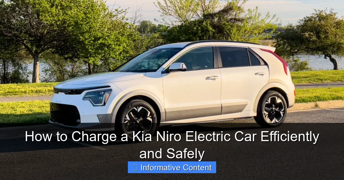 How to Charge a Kia Niro Electric Car Efficiently and Safely