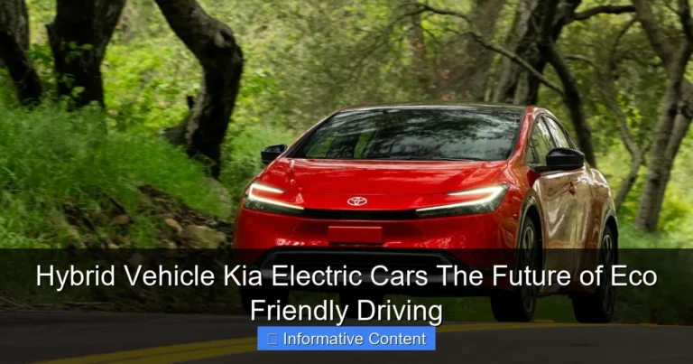 Hybrid Vehicle Kia Electric Cars The Future of Eco Friendly Driving