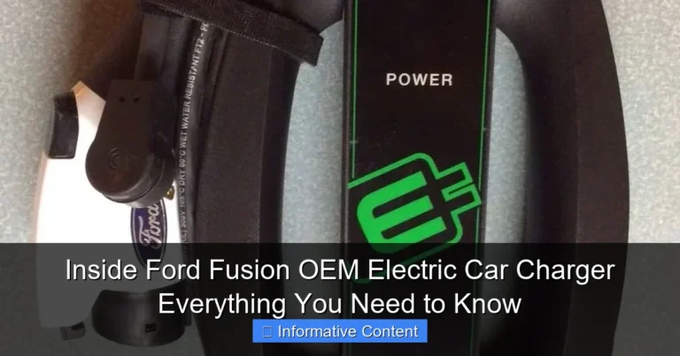 Inside Ford Fusion OEM Electric Car Charger Everything You Need to Know