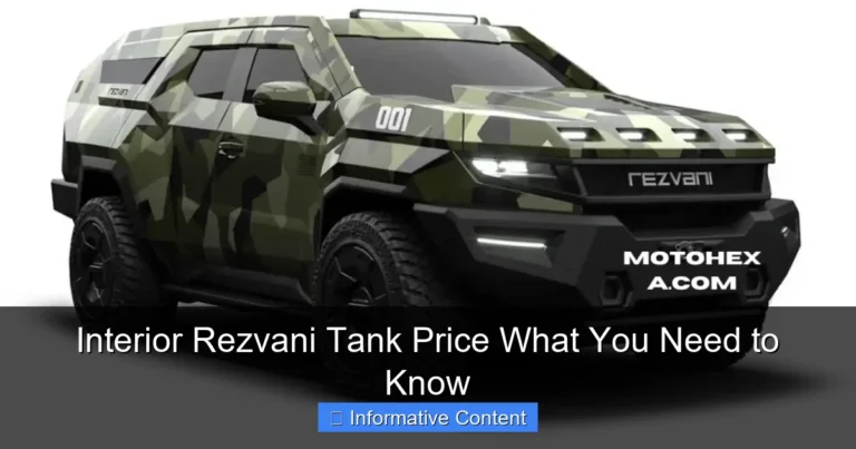 Interior Rezvani Tank Price What You Need to Know