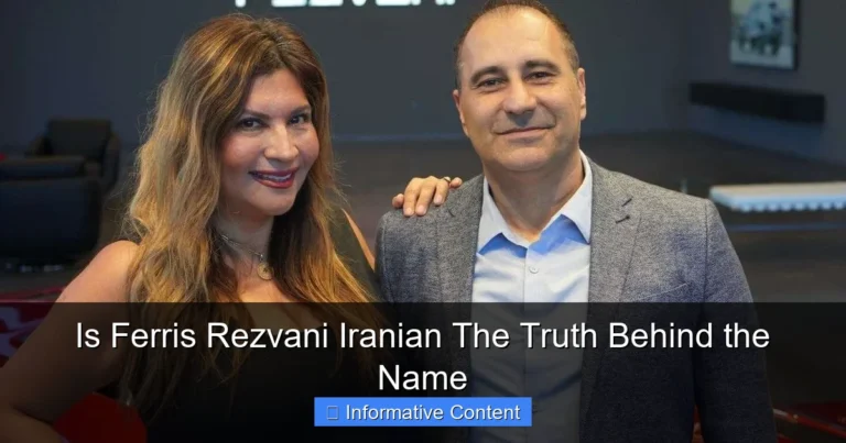 Is Ferris Rezvani Iranian The Truth Behind the Name