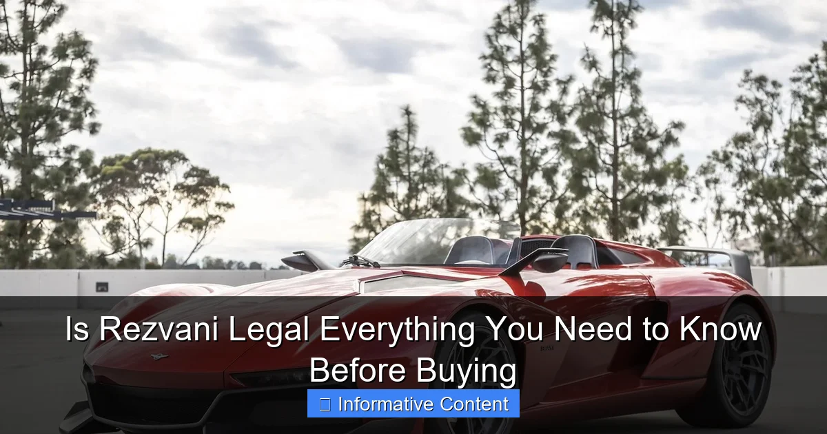 Is Rezvani Legal Everything You Need to Know Before Buying