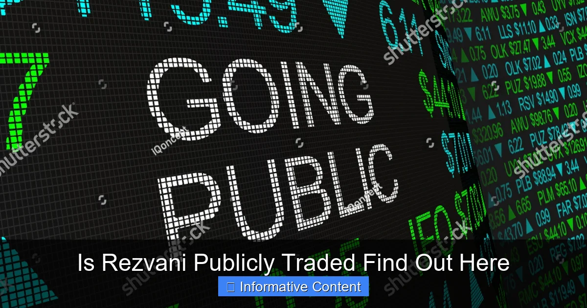Is Rezvani Publicly Traded Find Out Here