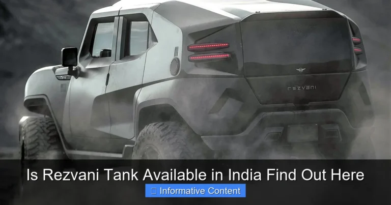 Is Rezvani Tank Available in India Find Out Here