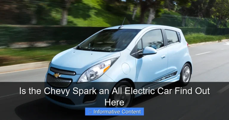 Is the Chevy Spark an All Electric Car Find Out Here