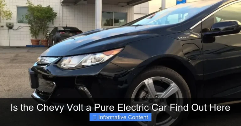 Is the Chevy Volt a Pure Electric Car Find Out Here