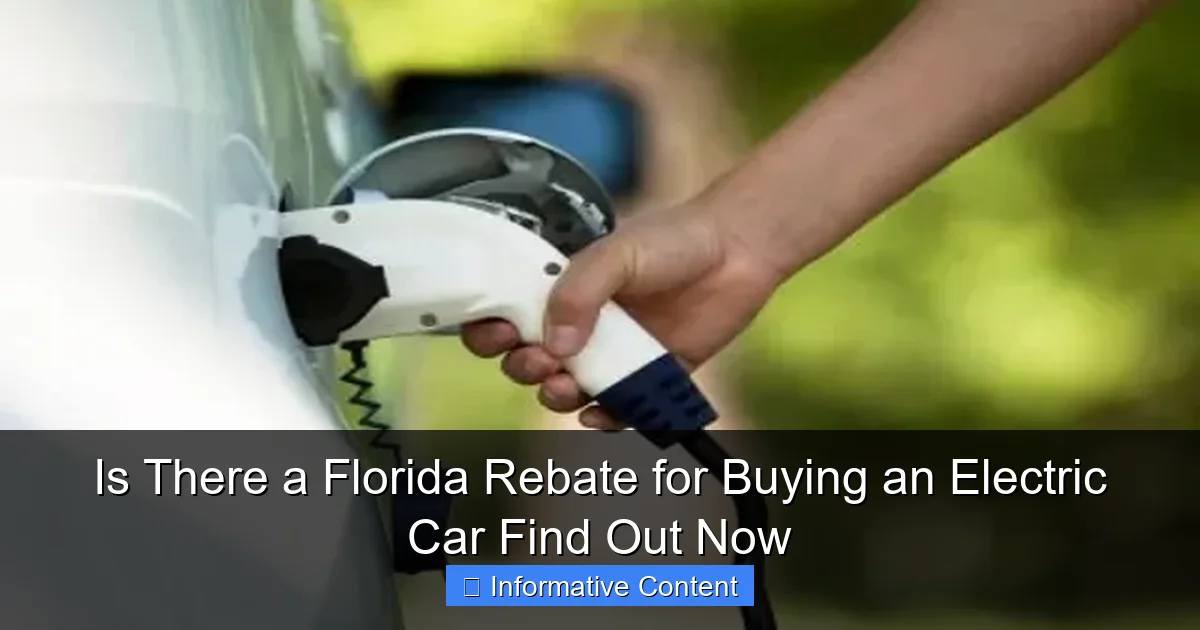 Is There a Florida Rebate for Buying an Electric Car Find Out Now