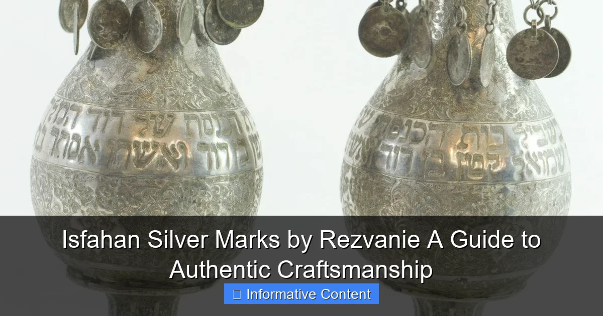 Isfahan Silver Marks by Rezvanie A Guide to Authentic Craftsmanship